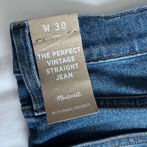 Madewell Perfect Vintage Straight Jean